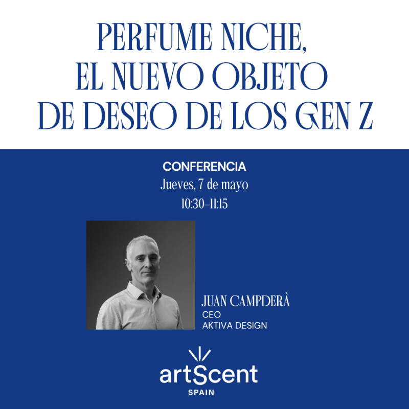 CONFERENCIA: Perfume niche, el nuevo objeto de deseo de los GenZ.