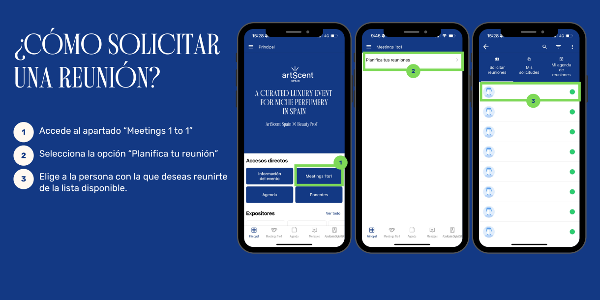¿Cómo solicitar una reunión?